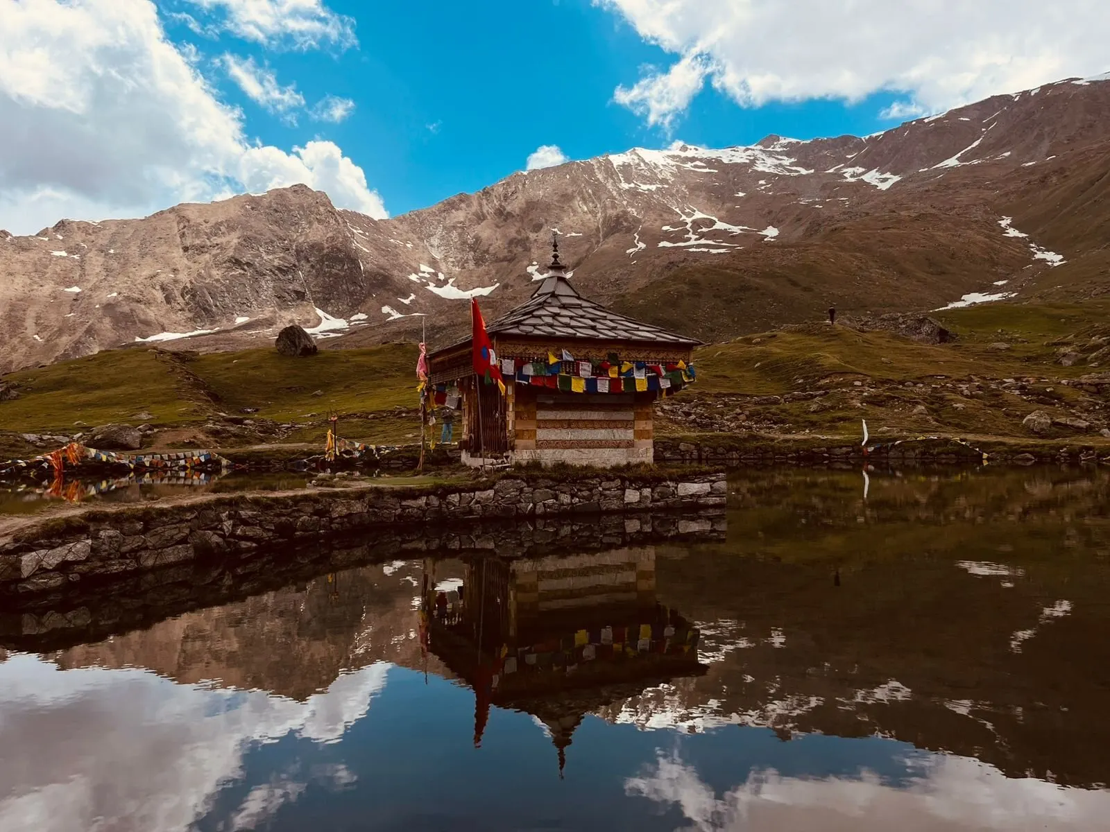 Yulla Kanda: the world's highest Krishna temple on an island in a sacred Himalayan lake in Kinnaur